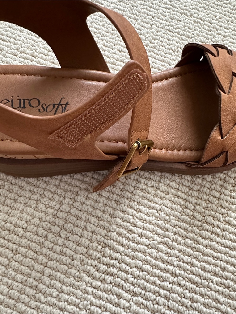 Tan Eurosoft Mckaila sandals - Picture 9 of 9